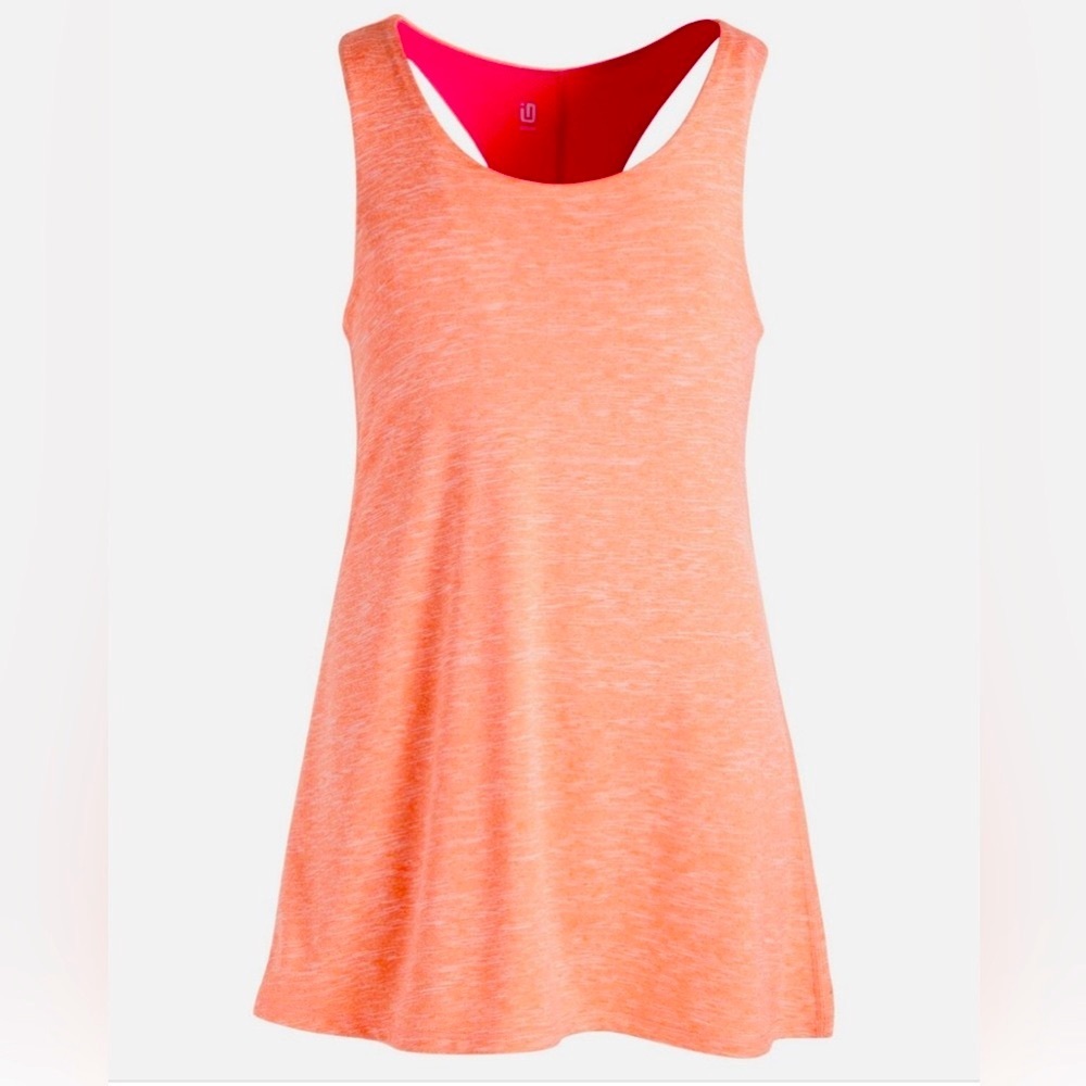 ID Ideology Big Girls Sleeveless Workout Dress Resort Coral/Pink LARGE NWT